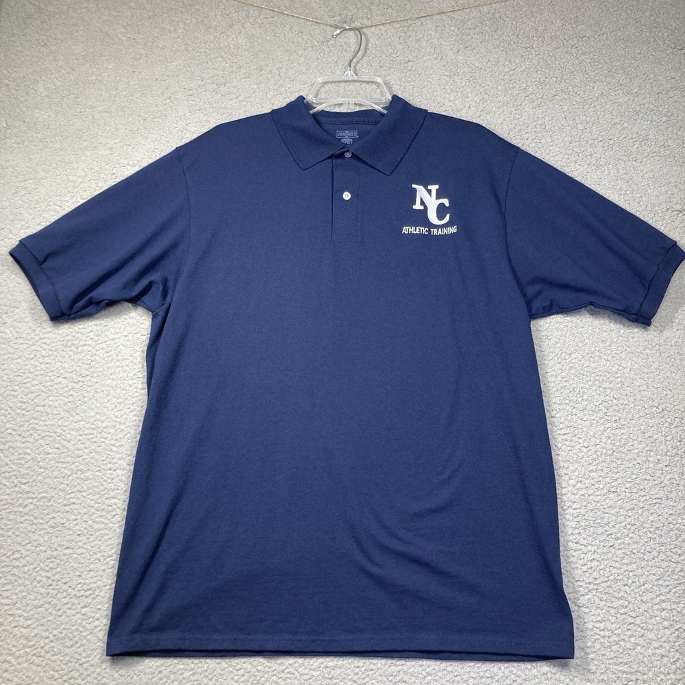 Northern‎ Colorado University Bears Polo Shirt Mens Large Navy Athletic Training